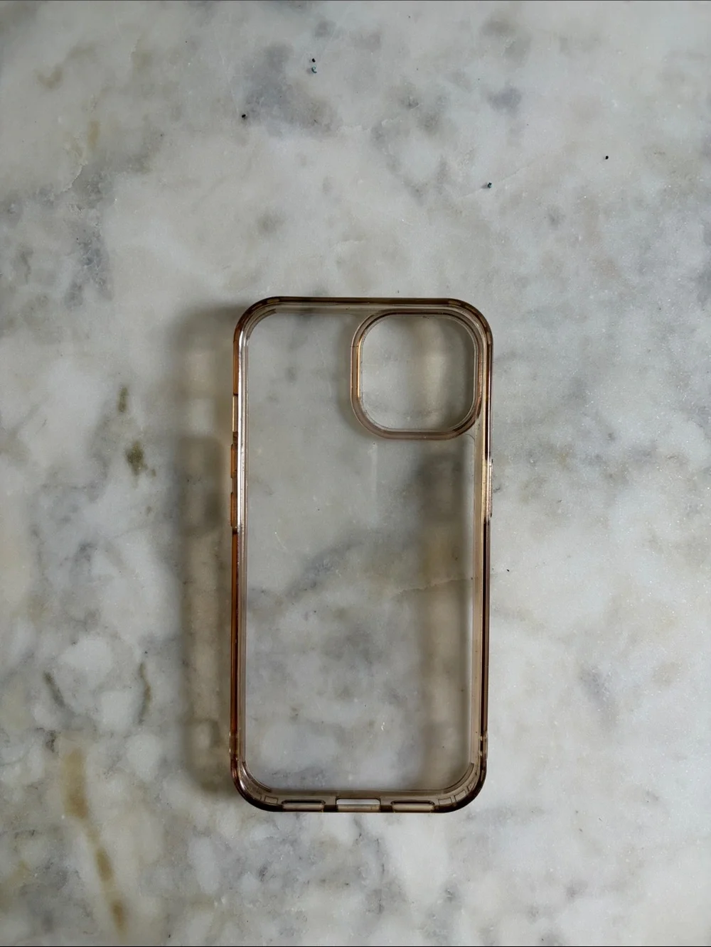 Clear Protective Phone Case for iPhone - Brown Tint